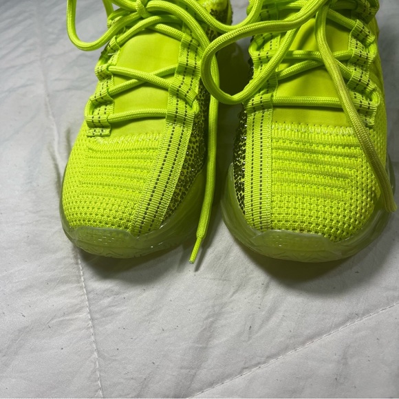 Steve Madden SM NY90 Y2K Neon Green With Rhinestones Sneakers Women Size 6.5 - Picture 9 of 11
